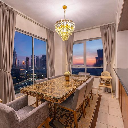 Spectacular Burj & Fountain View - Luxurious 3 Bedrooms & Maids Room - The Residences Dubái Exterior foto