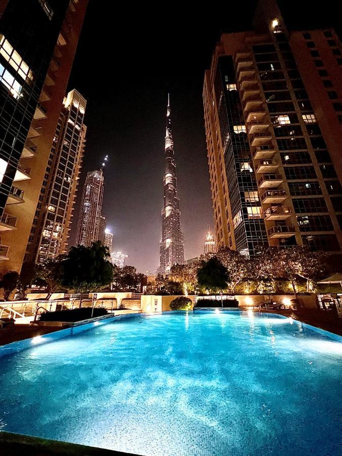 Spectacular Burj & Fountain View - Luxurious 3 Bedrooms & Maids Room - The Residences Dubái Exterior foto