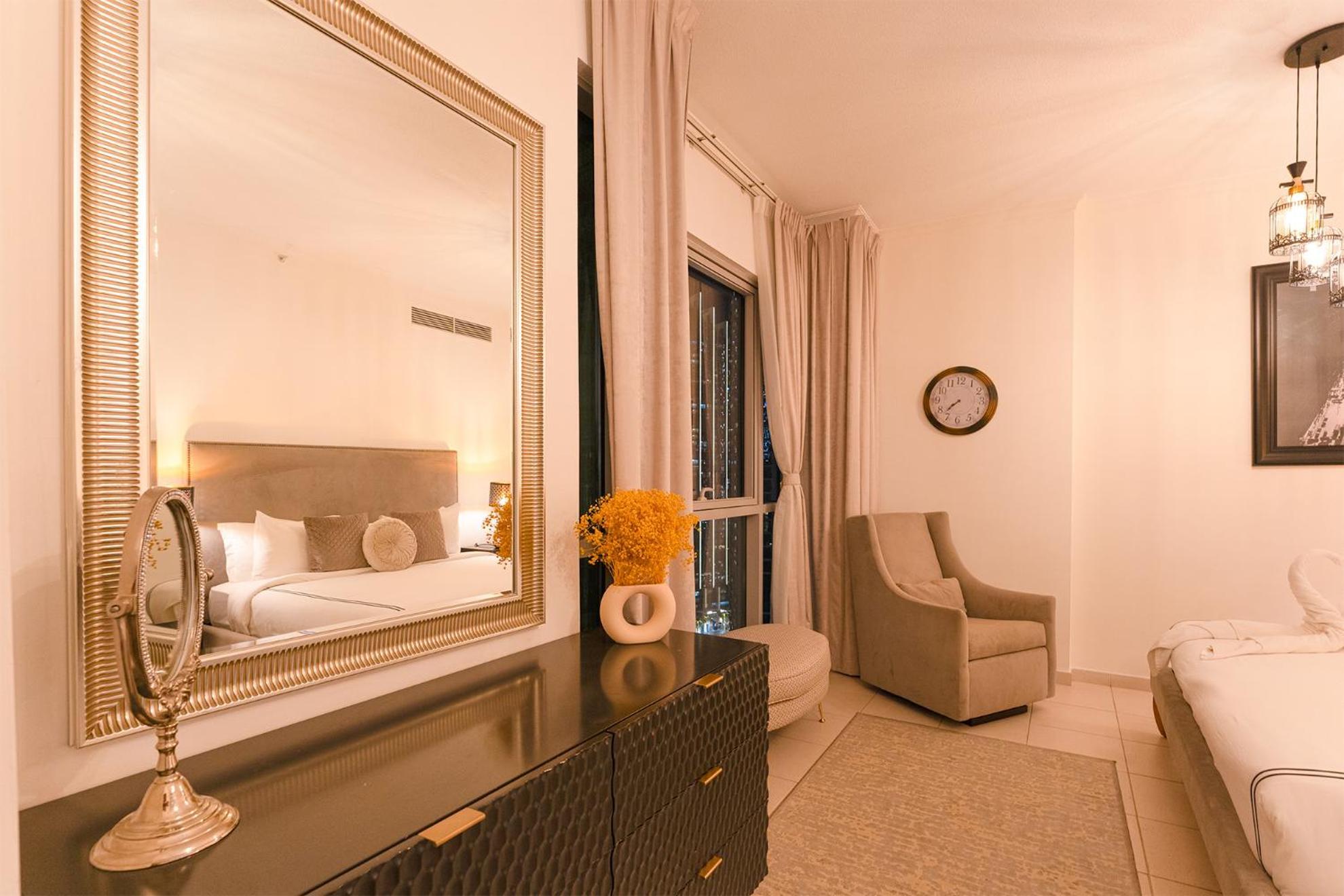 Spectacular Burj & Fountain View - Luxurious 3 Bedrooms & Maids Room - The Residences Dubái Exterior foto